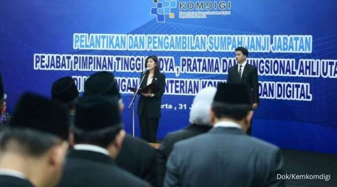 Menkomdigi Rotasi 80% Pimpinan Tinggi Pratama