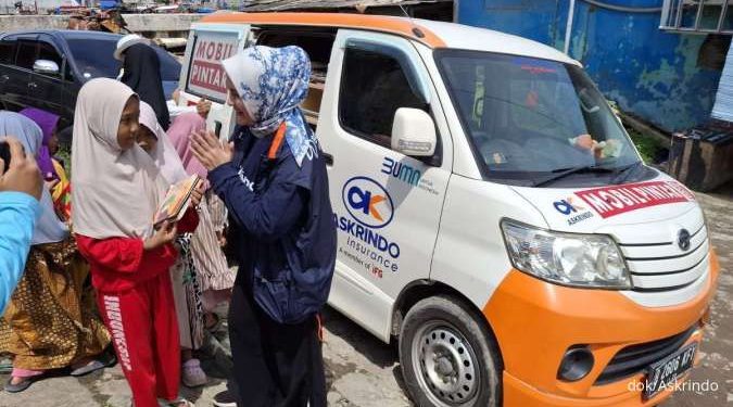 Askrindo Salurkan Bantuan Gizi dan Edukasi di Kampung Nelayan