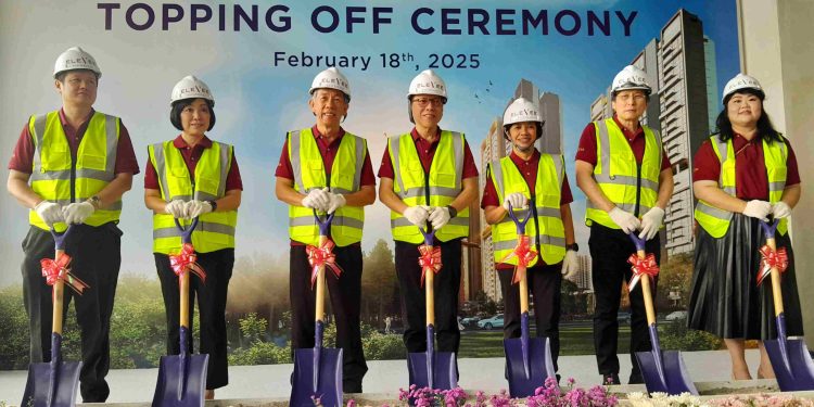 Elevee Residences Gelar Prosesi Topping Off Tower Satu