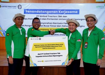 Perluas Dampak Keberlanjutan, United Tractors Jalin Kerja Sama dengan Universitas Diponegoro