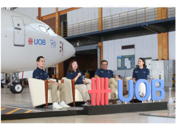 UOB Indonesia dan Garuda Indonesia Luncurkan Livery Eksklusif Menampilkan Garuda Indonesia UOB Card