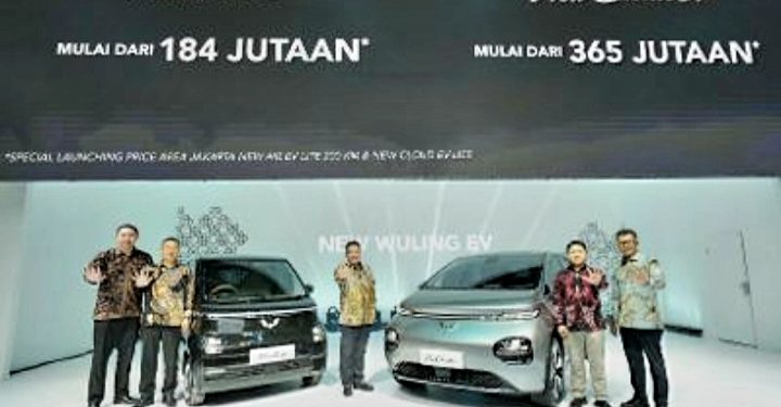 Wuling Meluncurkan New Air ev dan New Cloud EV di Indonesia International Motor Show 2025