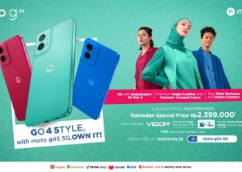 Motorola moto g45 5G Kini Sudah Tersedia! Dapatkan Harga Spesial Ramadan Rp 2,39 Juta