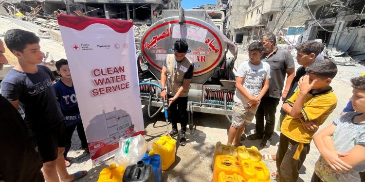 PMI dan Mitra Lanjutkan Salurkan Bantuan Kemanusiaan  untuk Pengungsi Gaza