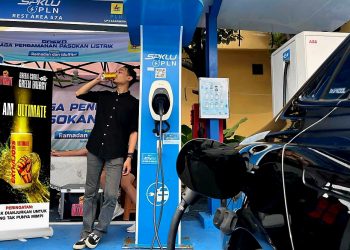 Extrajoss Ultimate Dukung PLN Hadirkan Green Coffee di EV Charging Station SPKLU di Jalur Mudik