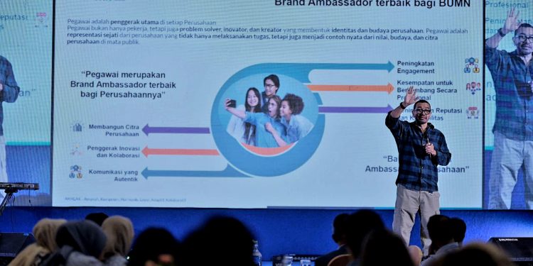 Kementerian BUMN Gelar “Workshop Komunikasi dan Optimasi AI untuk Media Sosial”