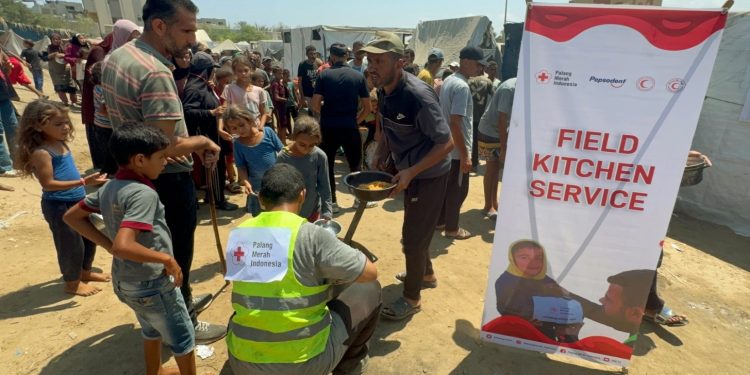 PMI dan Mitra Lanjutkan Salurkan Bantuan Kemanusiaan untuk Pengungsi Gaza