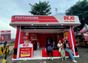Perjalanan Mudik Lebih Nyaman, Bejo Jahe Merah Hadirkan Booth PERTANGINA agar Bebas Masuk Angin