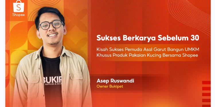 Shopee Bagikan Kisah Sukses Pemuda Asal Garut Bangun UMKM Khusus Produk Pakaian Kucing
