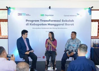 Program Transformasi Sekolah: Wujudkan Kolaborasi dan Sinergi Berkelanjutan Pegadaian dan Garuda Indonesia di Manggarai Barat