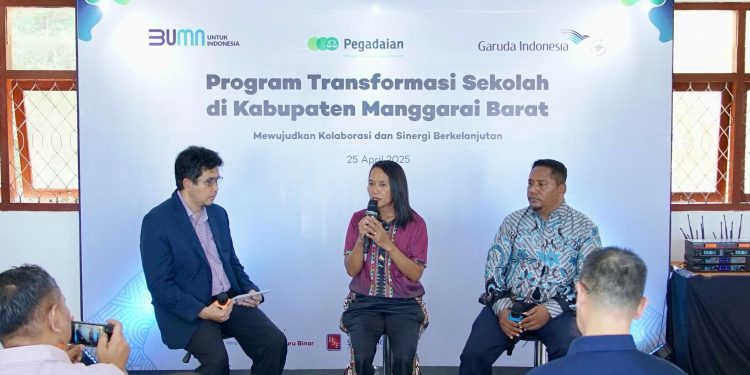 Program Transformasi Sekolah: Wujudkan Kolaborasi dan Sinergi Berkelanjutan Pegadaian dan Garuda Indonesia di Manggarai Barat