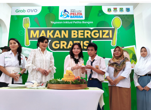 Yayasan Inklusi Pelita Bangsa (YIPB), OVO, dan Grab Luncurkan Uji Coba MBG di Sekolah Khusus se-Tangerang Raya