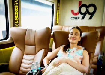 “Bus Rasa Apartemen Mewah!”, Luna Maya Nikmati Serunya Omah Sultan dari Juragan 99 Trans