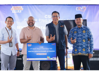 Bank Raya Serahkan CSR ke Cluster Unggulan Jatiraras Sawarga Cibinong, Dukung Komunitas Pelaku Usaha Go Digital via Raya App   