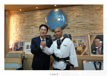 JAM-Intel Kejagung Reda Manthovani Raih Gelar Kehormatan Grand Master Taekwondo Dunia