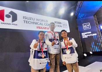 Mekanik Isuzu Indonesia Ukir Prestasi di I-1GP LCV 2025