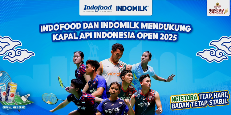 Indofood dan Indomilk Kembali Dukung Indonesia Open 2025