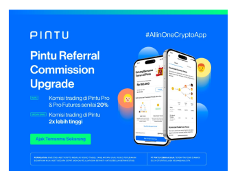 PINTU Tingkatkan Komisi Referral Program, Perluas Akses Investasi Crypto di Indonesia