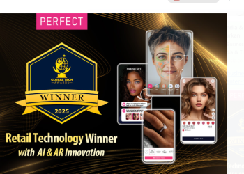 Perfect Corp. Semakin Bersinar, Raih Penghargaan Global Tech Award 2025 dan CEW Achiever Award 2025