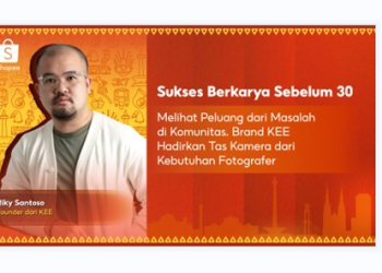 Shopee Dukung Brand KEE Pasarkan Tas Kamera dari Kebutuhan Fotografer