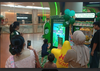 Morinaga Soya Gelar Instalasi Lari Interaktif Menuju Soyalympic The Final Game 2025