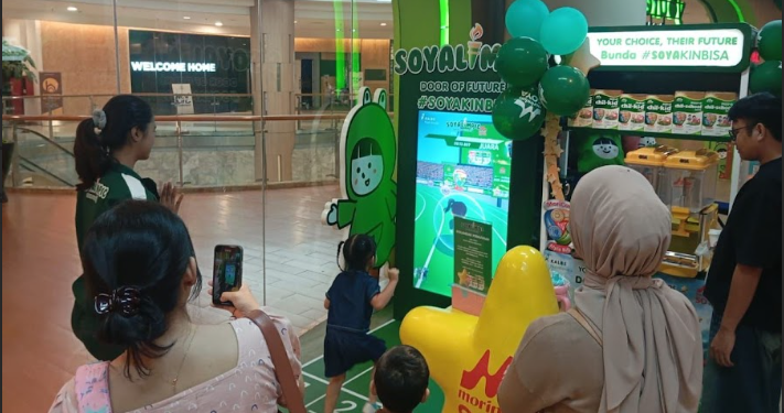 Morinaga Soya Gelar Instalasi Lari Interaktif Menuju Soyalympic The Final Game 2025