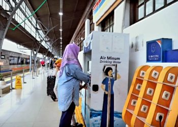 KAI Hadirkan Transportasi Ramah Lingkungan: 102 Water Station di 39 Stasiun