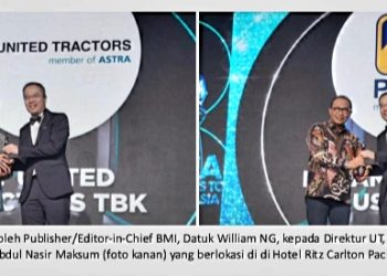 Grup United Tractors Raih Penghargaan HR Asia Best Companies To Work For In Asia 2025