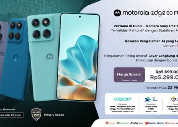 Motorola edge 60 FUSION Hadir dengan Pengalaman AI Terbaik
