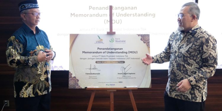 Bank Muamalat Dukung Dunia Pendidikan, Gandeng Jaringan Sekolah Islam Terpadu Indonesia