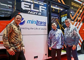 Isuzu ELF NQR B Jadi Andalan Armada Transjakarta