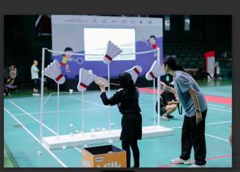 Aice Hadir di Festival SenengMinton 2025, Dukung Calon Juara Bulu Tangkis Indonesia