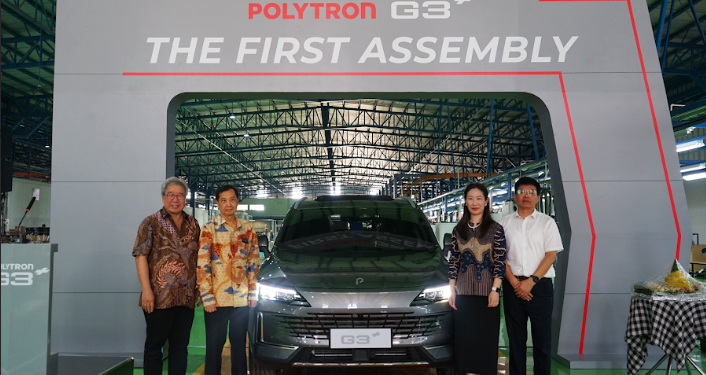Polytron Akselerasi Produksi Mobil Listrik Polytron G3+ dan G3