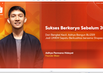 Sukses Berkarya Sebelum 30: Aditya Bangun BLIZER Jadi UMKM Sepatu Berkualitas bersama Shopee