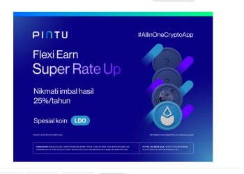 PINTU Hadirkan Imbal Hasil Fitur Flexi Earn Hingga 25%