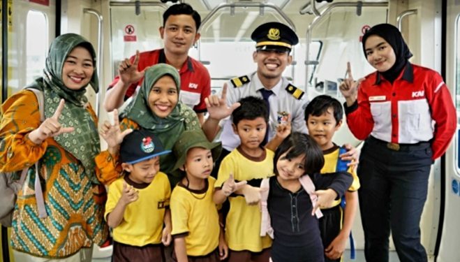 LRT Jabodebek Menjadi Ruang Tumbuh Anak Lewat Edutrain