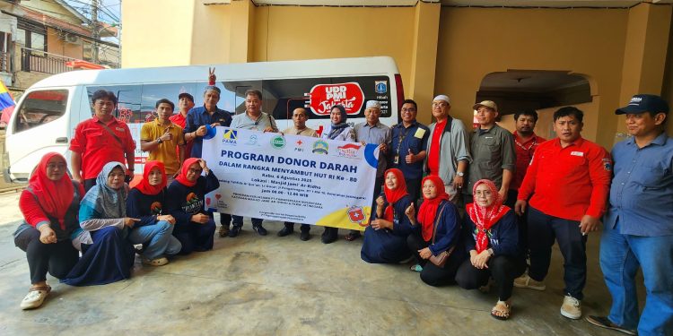 PT Pamapersada Nusantara Gelar Aksi Donor Darah Sambut HUT Kemerdekaan RI ke-80