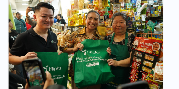 Titipku Gandeng Rahayu Saraswati, Dorong Pedagang Pasar Masuk Era Digital