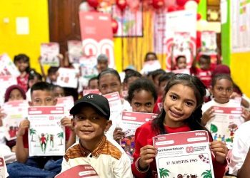 Rayakan HUT RI ke- 80 PNM Gelar Lomba Mewarnai