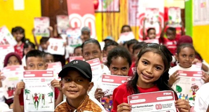 Rayakan HUT RI ke- 80 PNM Gelar Lomba Mewarnai