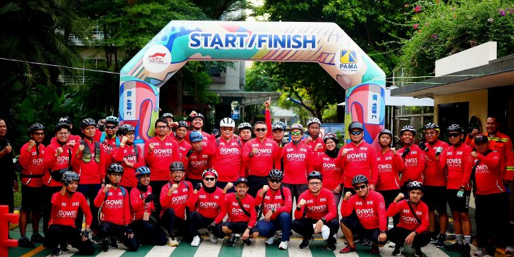 PT Pamapersada Nusantara Gelar Gowes for Charity Kedua: Sehat Bersama Berbagi Sesama