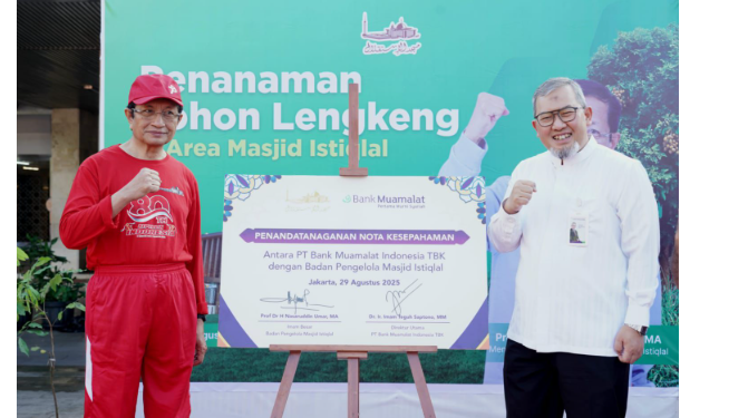 Bank Muamalat Perkuat Sinergi dengan Masjid Istiqlal