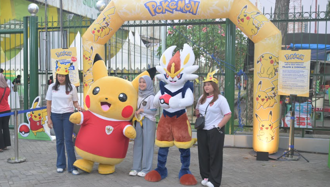 The Pokemon Company Adakan Program Pokemon bagi Penggemar Sepakbola Indonesia di Surabaya