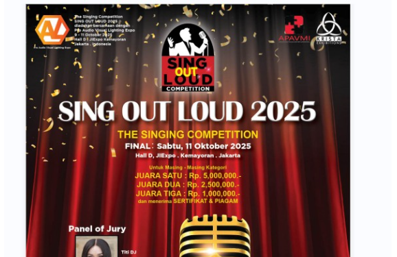 Pameran PRO AVL Indonesia 2025 Hadirkan Kompetisi Menyanyi SING OUT LOUD