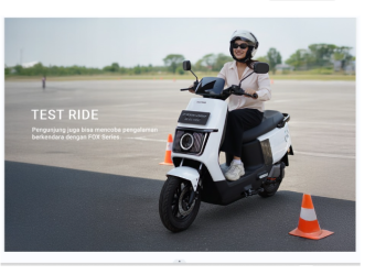 Polytron Hadirkan FOX-200 sebagai Motor Listrik Perempuan Pertamanya di IMOS
