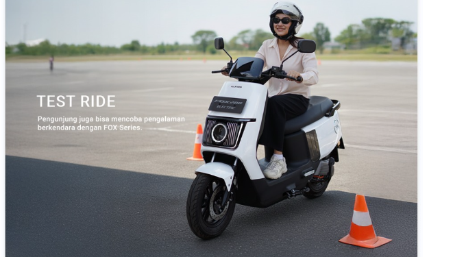 Polytron Hadirkan FOX-200 sebagai Motor Listrik Perempuan Pertamanya di IMOS