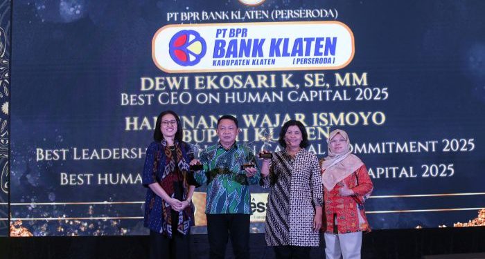 BPR Bank Klaten (Perseroda) Raih Best Human Capital (HC) Award 2025
