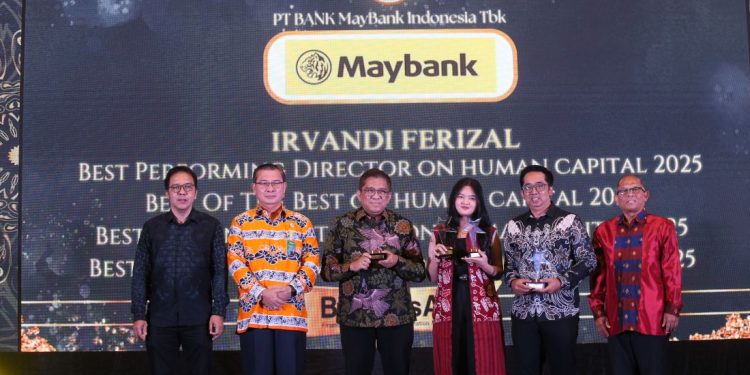 Maybank Indonesia Raih 4 Penghargaan Terbaik di ajang Best Human Capital (HC) Award 2025