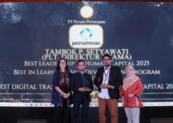 Perumnas Meraih 3 penghargaan Best Human Capital (HC) Awards 2025