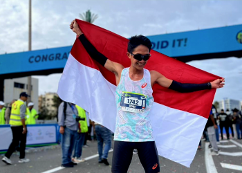 Robi Syianturi Kembali Pertajam Rekor Nasional Half Marathon di Casablanca Marathon 2025